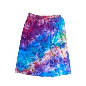 Pixie Lady 3X Tie Dye Midi Skirt Vibrant Colorful Elastic Waist Plus Size